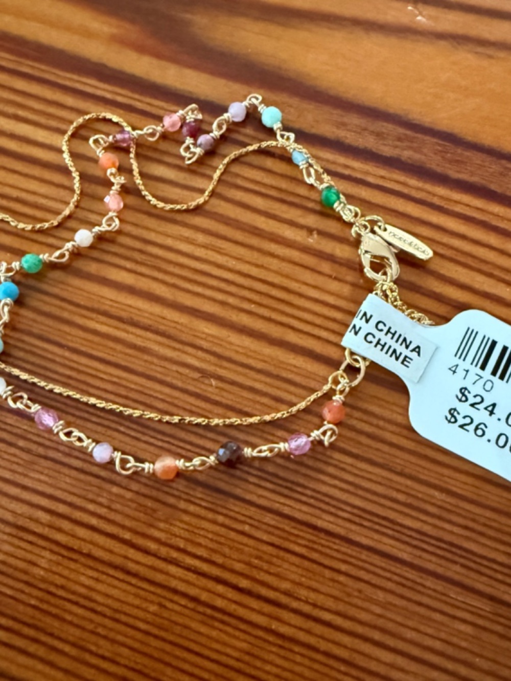 NWT Anthropologie Delicate Beaded Layer Bracelet - Picture 4 of 5